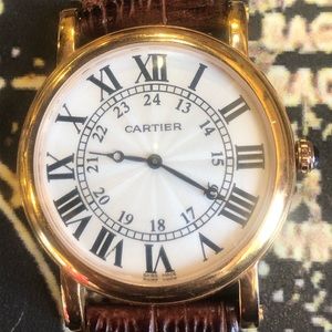CARTIER TIMEPIECE - GOLD